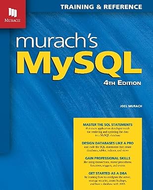 Murach’s MySQL (4th Edition) by Joel Murach